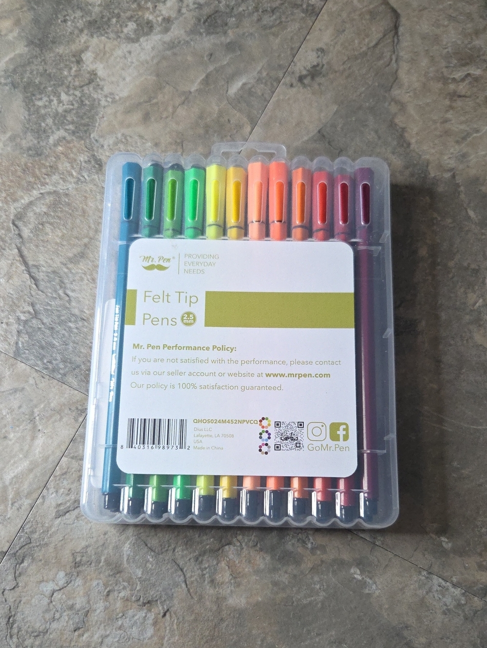 Mr. Pen Felt Tip Pens - 12 Pack